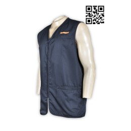 V132 tailor made vest coat jackets zippers vest coat retail industry catering vest uniform supplier hk company V132 tailor made vest coat jackets zippers vest coat retail industry catering vest uniform supplier hk company